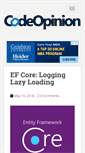 Mobile Screenshot of codeopinion.com